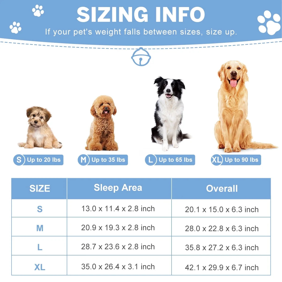Dog Bed for Large Medium Small Dogs Orthopedic Dog Sofa Bed Non Slip Pet Couch with Removable Washable Cover Supportive Egg Crate Foam S to XL, Dark Gray